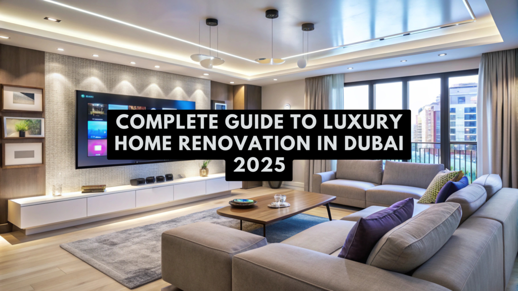 Luxury Home Renovation in Dubai