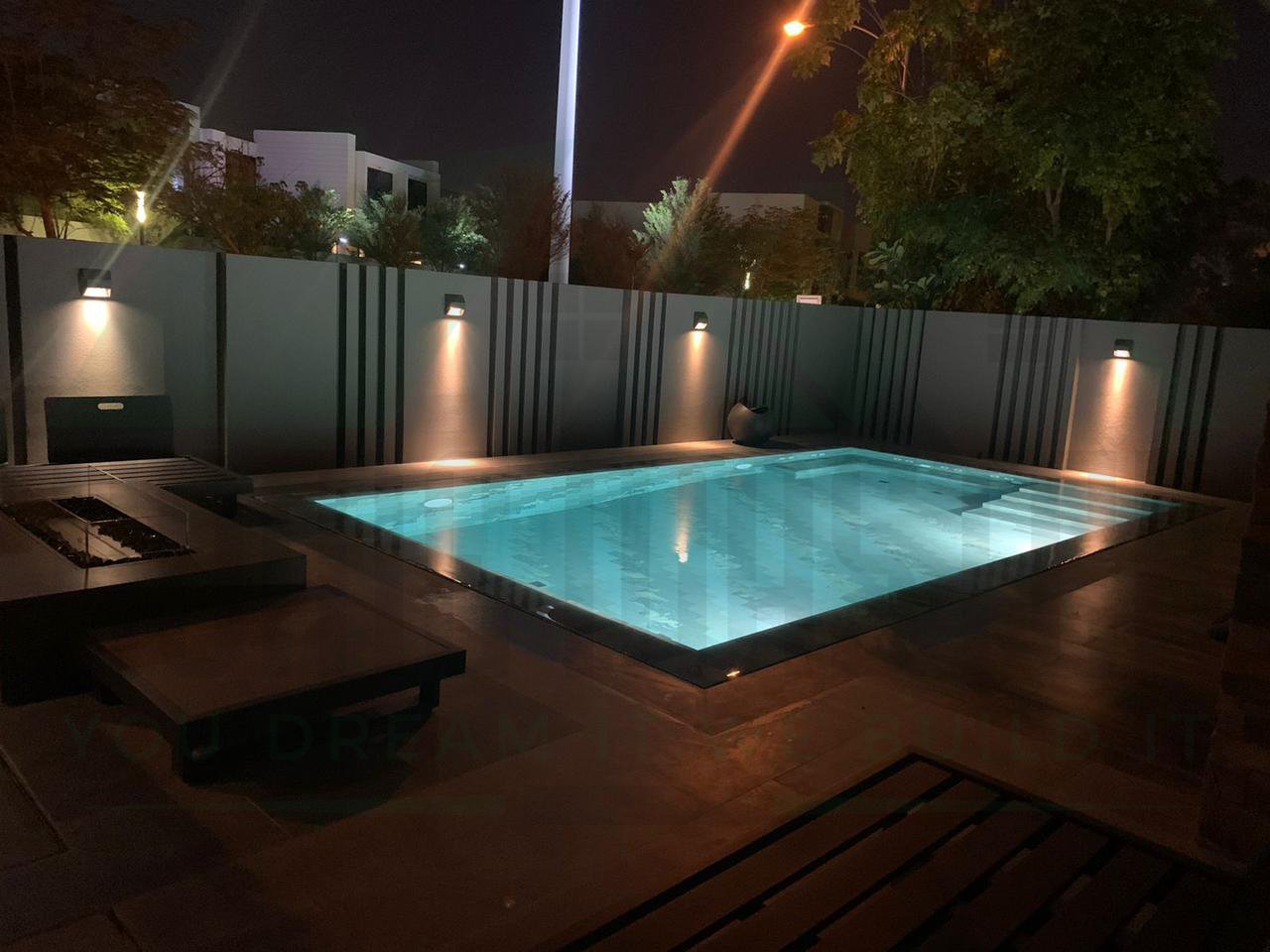 Custom swimming pool designs and build by Home Master Dubai