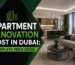 Apartment Renovation Cost in Dubai with modern apartment interior by Home Master Dubai