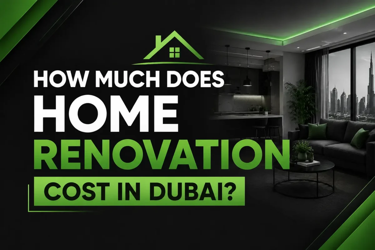 Home Renovation Cost in Dubai - Modern apartment renovation by Home Master Dubai