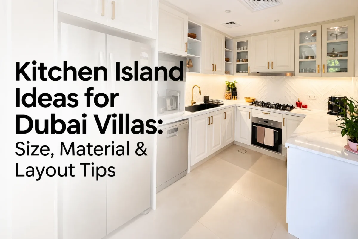 Kitchen Island Ideas for Dubai Villas: Size, Material & Layout Tips