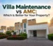 Modern Dubai villa comparing villa maintenance services and annual maintenance contracts