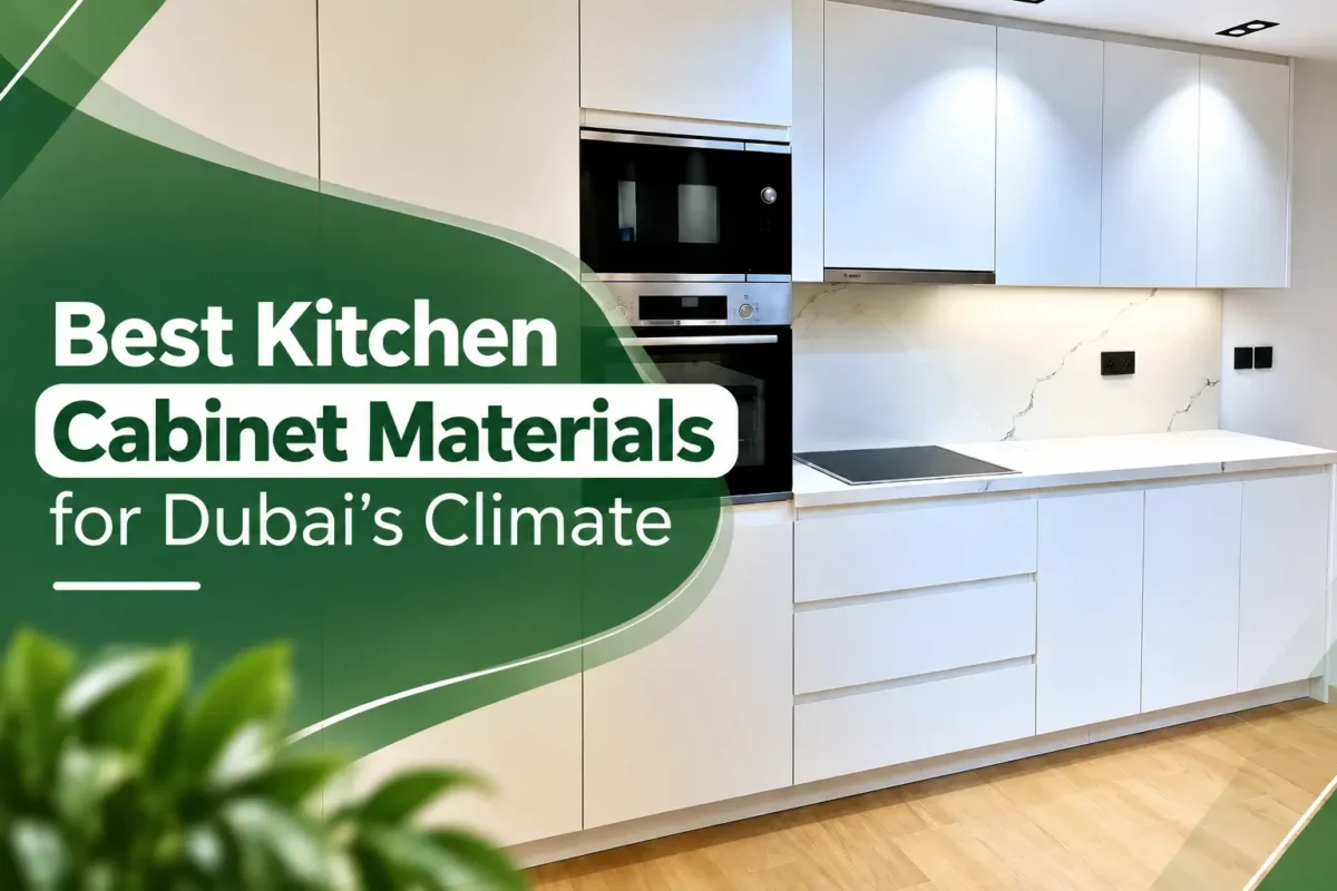 Best kitchen cabinet materials for Dubai's climate