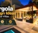 Pergola design ideas for Dubai villas with a modern outdoor living area